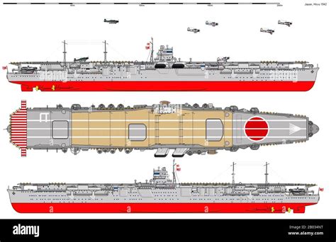 The Imperial Japanese Navy aircraft carrier Hiryu was constructed between 1936 and 1939, and ...