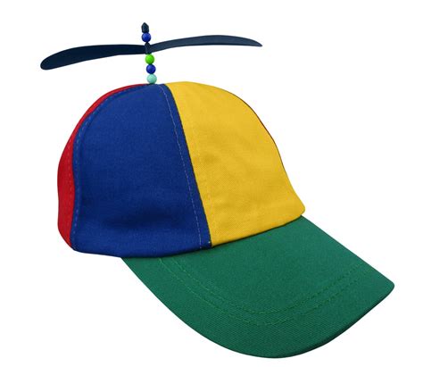 Unisex Adult Spinning Propeller Beanie Hat Cap Clown Costume Baseball Helicopter Copter Ball ...