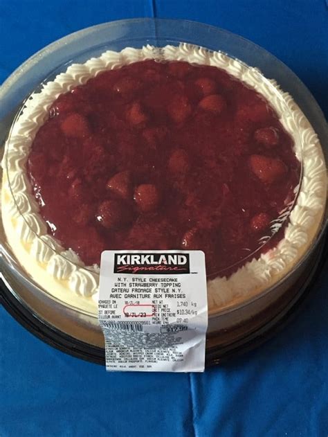 Costco Kirkland Signature New York Style Strawberry Cheesecake Review - Costcuisine