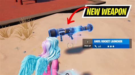 How to get NEW Anvil Rocket Launcher in Fortnite - Anvil Rocket Launcher Gameplay - YouTube