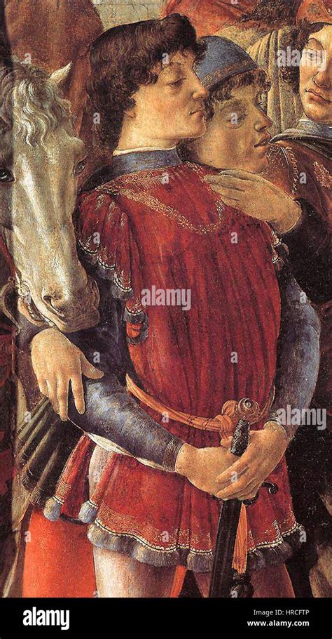 Sandro Botticelli - The Adoration of the Magi (detail) - WGA2703 Stock Photo - Alamy