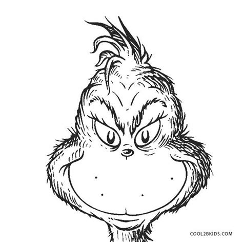 Free Printable Grinch Coloring Pages For Kids | Cool2bKids | Grinch ...