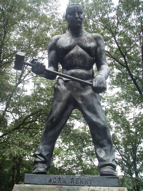 JOHN HENRY | grand statue in Talcott, West Virginia | The B.J.'s | Flickr