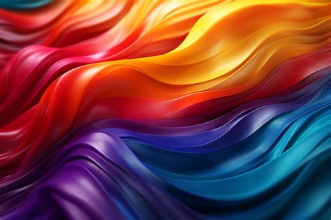 Premium AI Image | LGBT Flag Flying Abstract Design 4K Background