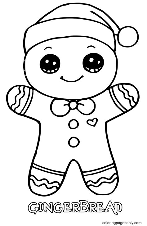 Shrek Gingerbread Man Coloring Pages