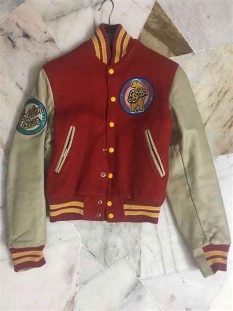 Golden Bear Varsity jacket, Men's Fashion, Coats, Jackets and Outerwear on Carousell