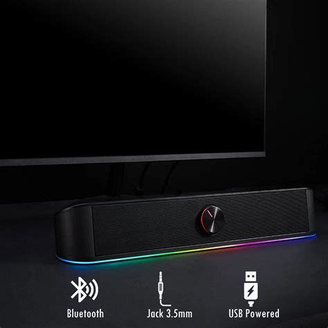 RGB Gaming SoundBar with Bluetooth | Ewent Eminent