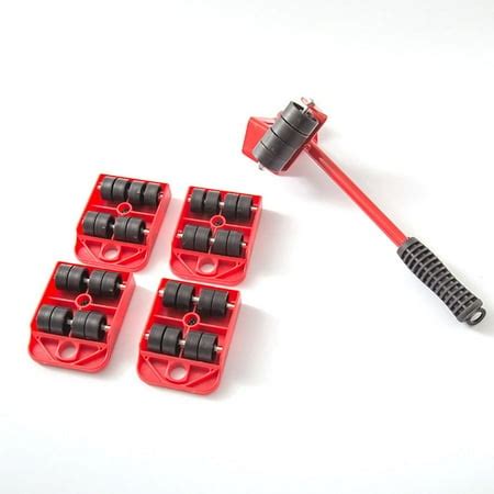 Furniture Lifter Easy Moving Sliders 5 Packs Mover Tool Set Heavy Furniture Appliance Moving ...