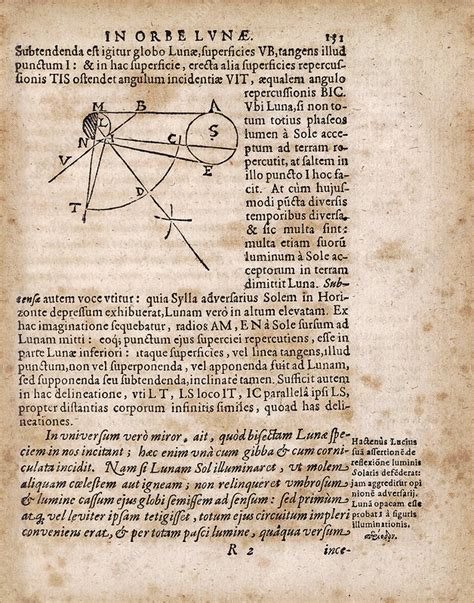 Page from Kepler's 'Somnium' novel, 1634 - Stock Image - C038/7478 - Science Photo Library