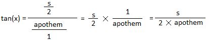 Area of a regular polygon