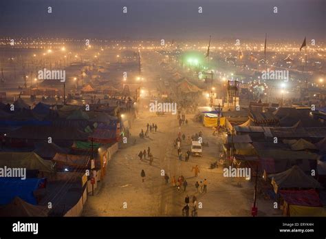 kumbha mela festival in Triveni Sangam at uttar pradesh India Stock ...