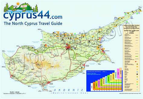 North Cyprus Map - Cyprus44, the north cyprus guide