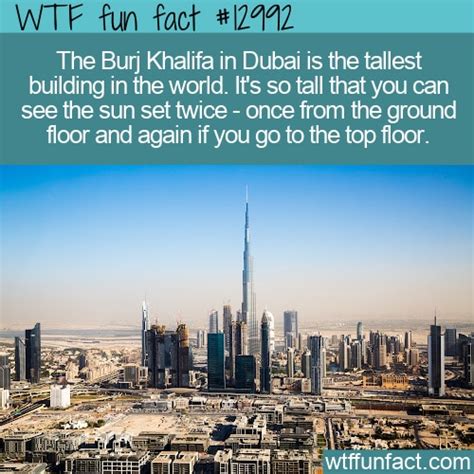 WTF Fun Fact 12992 - The Burj Khalifa Double Sunset