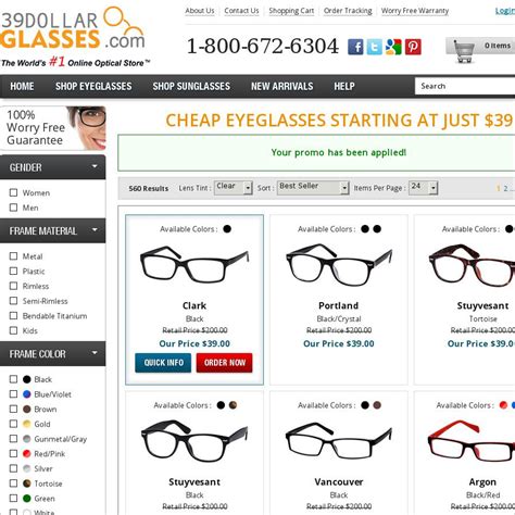 39 Dollar Glasses - 15% off Order Plus US $12.95 Shipping - OzBargain