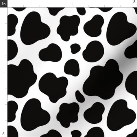 Cow Print Fabric Cow Pattern by Kostolom3000 Cow Animal - Etsy