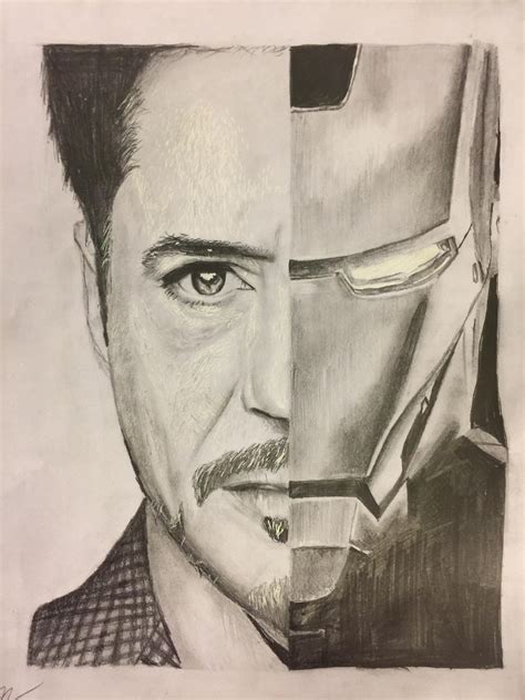 “I am Iron man” a little “sketch” I made. : r/marvelstudios