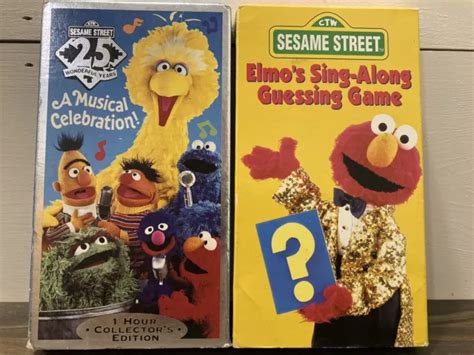 SESAME STREET VHS Lot - Jim Henson’s Muppets, Big Bird, Elmo, and more ...