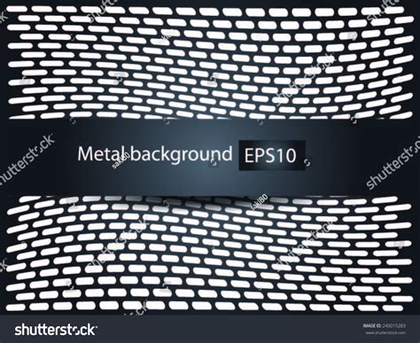 Metal Texture Grid Background Template Design Stock Vector (Royalty ...