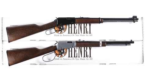 Two Henry Repeating Arms Lever Action Long Guns w/ Boxes | Rock Island ...