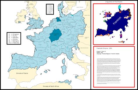 Alternate History Weekly Update: Map Monday: Frankish Empire (1651) by Zrew33