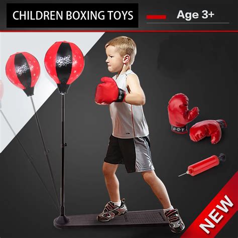 85~130CM Adjustable Toy children boxing gloves toys fitness equipment ...