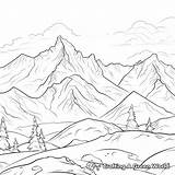 Mountain Coloring Pages  Free & Printable sketch template