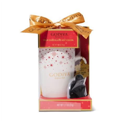 Godiva Mug Gift Set, Includes Godiva Holiday Travel Mug, Peppermint ...