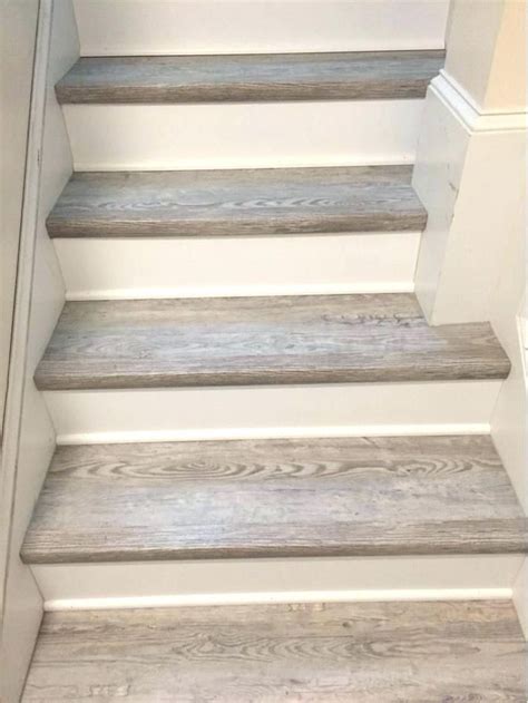 luxury vinyl plank on stairs vinyl plank stair nosing vinyl plank on stairs love… – 2019 - Deck ...