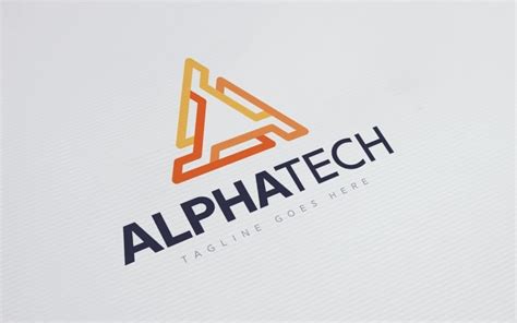 Alpha Tech Logo Template #119496 - TemplateMonster