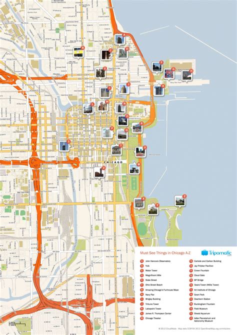 Web-Based Downtown Map - Cta For Chicago Loop Map Printable - Printable Maps