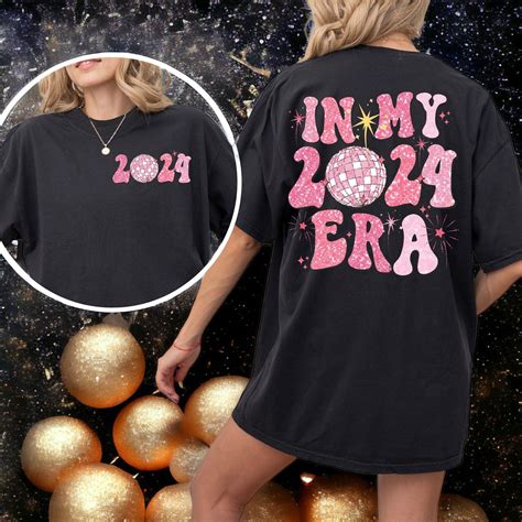 New Years Shirt In my 2024 Era Pink Glitter NYE Shirt – Squishy Cheeks