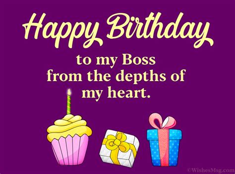 125 Best Happy Birthday Wishes For Boss - WishesMsg