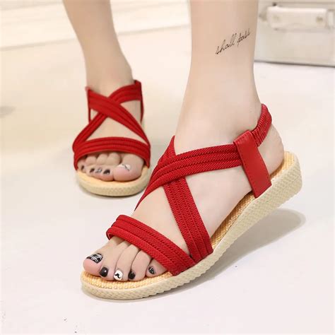 Women Shoes Sandals Comfort Sandals Summer Flip Flops 2017 Fashion High ...