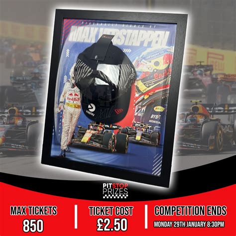 MAX VERSTAPPEN: SIGNED & FRAMED VEGAS CAP + 37 INSTANT WINS! – PITSTOP ...