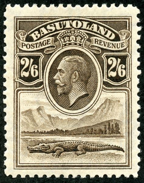 Big Blue 1840-1940: Basutoland - a closer look at the stamps