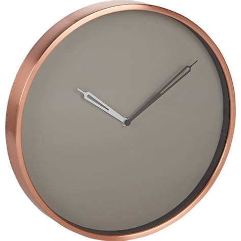 copper wall clock | CB2