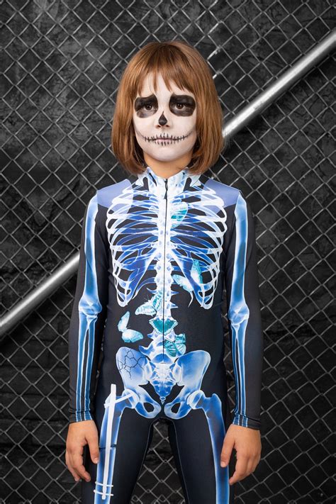 Skeleton Costume Kids Kids Skeleton Costume Girls Skeleton - Etsy