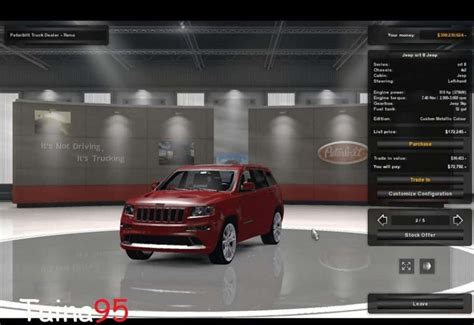 Jeep Grand Cherokee Srt8 1.0 Car - American Truck Simulator mod | ATS mod