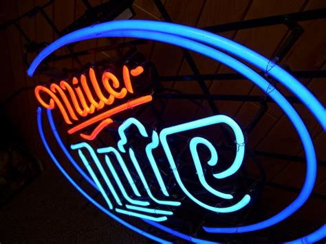 Miller Lite neon! | Neon, Neon signs, Miller lite