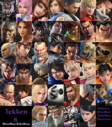 Tekken 6 BR Characters by silentkiller08 on DeviantArt