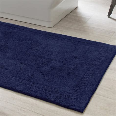 Navy Blue Bath Rug – Mintwood Home