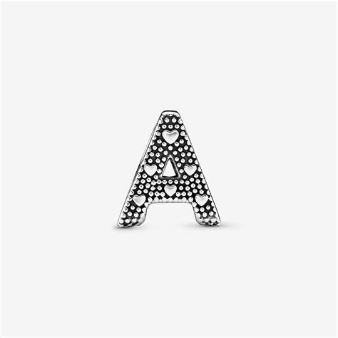 Letter A Alphabet Charm | Sterling silver | Pandora US