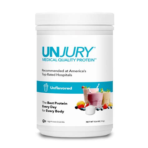 Unjury Unflavored High Whey Protein Powder – Bariatric Fusion