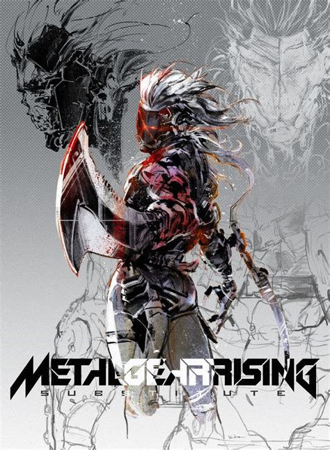 Metal Gear Rising fanart | Эскизы персонажей, Игровые арты, Японские ...