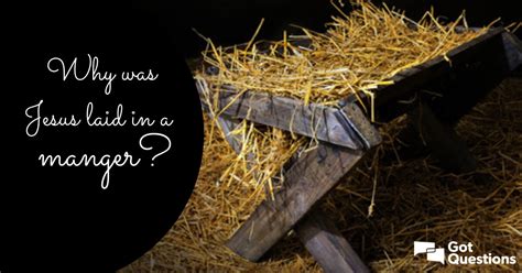 Why was Jesus born in a manger? | GotQuestions.org