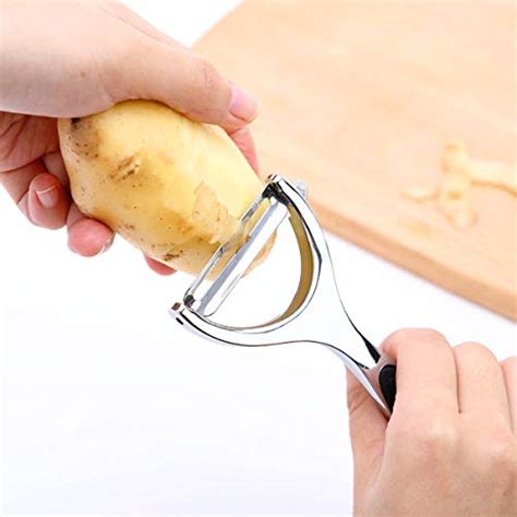 Pensray Y Shaped Vegetable Peeler for Kitchen - Stainless Steel Swivel Blades Potato Peeler ...