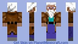 Old man Steve Minecraft Skin