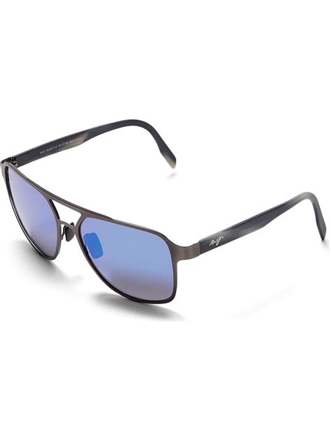 Maui jim guardrails silver blue neutral grey lens + FREE SHIPPING | Zappos.com