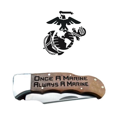 US Marine Corps Gifts for Him USMC Pocket Knife SEMPER Fi - Etsy