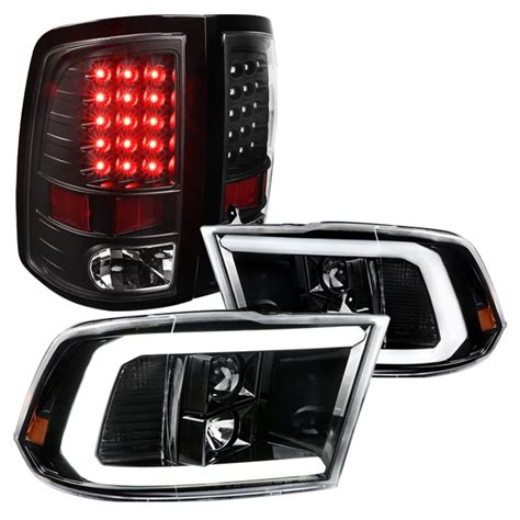 ACANII For Smoke 1994-2001 Dodge Ram 1500 2500 3500 Pickup LED Tail Lights Lamps Left+Right ...